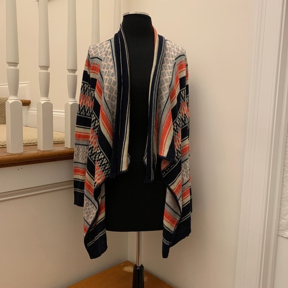 Say What? Sweaters - Say What Sweater sz lg Striped Coral Black pink